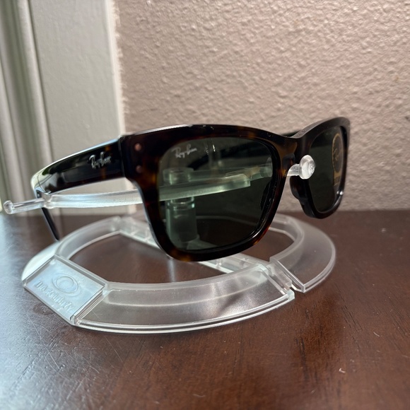 Ray-Ban Burbank sunglasses (RB2283). Brown frame/green lenses - Picture 2 of 5